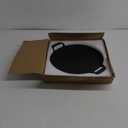 GasSaf 7421 Gourmet BBQ System Griddle for Weber 22 1/2 Inch Original Kettle Premium Charcoal Grills, 22.5'' Smokers, Performer Premium Grills Insert, 12" Round Cast Iron Griddle for 8835 64812 64815