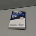 Doctor's Select 3 Pairs Plus Size Compression Socks Wide Calf - Up to 6XL | 20-30 mmHg Compression Socks for Women Wide Calf (5X-Large)