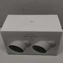 Google Nest Cam Outdoor (Wired, 2nd Gen) - 2 Pack - Security Camera with 2K Video and Gemini, Night Vision, 2-Way Audio - Works with Google Home - 2025 Model - Snow