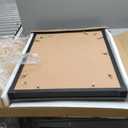 20x24 Picture Frame Set of 4, Wooden Poster Frames with 16x20 Mat for Wall Display,Black, 20x24 in - 4P