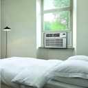 LG 8,000 Window Air Conditioner, 115V, 350 Sq.Ft. (14' x 25' Room Size), Quiet Operation, Electronic Control with Remote, 3 Cooling & Fan Speeds, Auto Restart, 8000 BTU, White