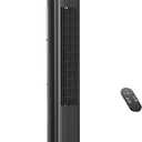 JRD Tower Fan, 90° Oscillating Fans with Remote, 40'' Quiet Cooling Fan with 3 Speeds,4 Modes,12H Timer, LED Display, 27ft/s Velocity, Bladeless Standing Fan Floor Fan for Bedroom Home Office Indoor