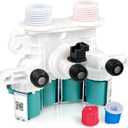 2025 Upgraded W11165546 W11096267 Washer Water Inlet Valve Fit for Maytag Whirlpool Washer Parts, W10758828 Water Inlet Valve W11165546 Replaces W10599423 W11165546VP 33090105 AP6284346 PS12348013