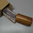 Mooues Wooden Spoons for Cooking, Wooden Utensils for Cooking Natural Teak Wooden Kitchen Utensils Set Comfort Grip(9 PCS Xmas Gift)