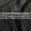 Kanu Surf Girls Charlotte Flounce Tankini Beach Sport 2-Piece Swimsuit (4, Sparkle Solid Black)