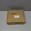 Soulchen 50 Pcs Mini Christmas Tree Figurines Gold Resin Miniature Christmas Statue Micro Tabletop Mantel Shelf Centerpieces Garden Landscape Dollhouse Cake Decoration DIY Craft Charms for Party Gift