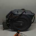 Giraffe Tools AW30 1/2MB Retractable Garden Hose Reel 1/2" x 100 ft PRO Metal Bracket, Heavy Duty, Any Length Lock Hose Reel, 100 ft, Dark Grey (1/2 100FT Metal Bracket, Dark Grey)