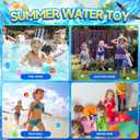 BEFANS 60 Pcs Reusable Water Balls, Reusable Water Balloons for Outdoor Toys and Games, Water Toys for Kids and Adults Boys and Girls - Summer Toys Ball for Pool and Backyard Fun