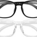 Gaoye Stylish Blue Light Glasses for Woman - Computer Glasses up to 99% Blue Light Blocking - Lightweight Frames - 2 pack