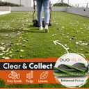 GreenSweep TurfoMax 2.0 Artificial Grass Sweeper | Electric Turf Sweeper for Synthetic Lawns, 5 Height Settings, Foldable Handle, Collection Bag Included, Lifts Flattened Grass & Collects Debris