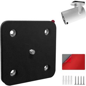 Drill Free Wall Mount Compatible with HY300PRO Mini Projector Ceiling Mount, HY300 PRO Accessories Aluminum Wall Mount Stand (Black)