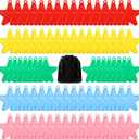 Lenwen 80 Pcs Balloon Weights Plastic Colorful Weights for Balloons for Birthday Party Decoration Wedding Holiday Celebration(Star Shaped,Rainbow)