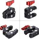 3 x Universal Barrel Scope Phone Clamp, Action Camera Gun Mount Adapter, Bike Motorcycle Handlebar Phone Holder