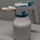 2L/0.5Gallon Electric Foam Sprayer - Rechargeable Car Foam Sprayer with 2 Nozzles, Type-C Charging, 1hour Runtime for Car Wash (White)