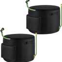 2 Pack Garden Water Hose Holder Storage Bags Hold 150 ft Hose, Water Hoses Pot for Outside or Inside Holds, with Entry Hole, Storage Bag for Garage, RV, Warehouse, Garden Tools