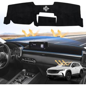 Sunsdrew Dash Cover for 2023-2025 2026 Mazda CX-50 Dashboard Cover Mat for CX50 Accessories Sunshade Nonslip Mesh Protector No Glare