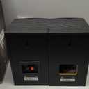 Polk Audio T15 Home Theater and Stereo Bookshelf Speakers  Deep Bass Response, Dolby and DTS Surround, Wall-Mountable, Pair, Black