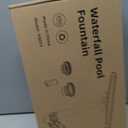 2025 Upgrade Height Pool Fountain for Above Gound and Inground Pools, Adjustable Pool Sprinkler Fountain, Whale Tail Pool Waterfall, Cooling & Relaxation Swimming Pool Accessories