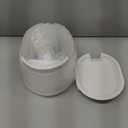 Uahpet Cat Water Fountain, Wireless & Battery Operated 2L/67oz Pumpless Automatic Pet Fountain with Motion Sensor, Food-Grade ABS Tray, Easy to Clean Water Dispenser for Cats White