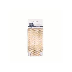 SDS HD 2Pk Can Koozies Wicker
