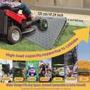 29" x 24" Shed Ramp for Riding Mower & Lawn Equipment -750lbs Heavy Duty Metal Loading Ramps-Slip Punch Plate Loading Ramp for ATV, Motorcycles, Garages, Barns,Lawnmower,Golf Car & Wheelchair (1PC)
