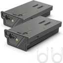 2-Pack Rechargeable Reveal Lipo Lithium Battery Pack for Trail Camera Reveal X Gen 3.0, 2.0, X Pro 3.0, Pro, X Ultra 3.0, SK, XB, X - Upgraded LED Meter & Solar Charging