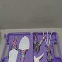 Gardening Tools,5 Pieces Garden Tools with Floral Print, Ergonomic Handle Trowel Rake Weeder Pruner Shears Sprayer,Gardening Supplies with Carrying Case Gifts for Women