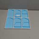 ARTDOT 10-Piece Interlocking Diamond Art Trays Kits for Adults, Stackable Diamond Painting Accessories and Tools (Blue)