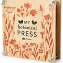Tender Leaf Toys - My Botanical Press - 8.3 x 8.3 Inch 10 Layers Flower Press, DIY Dried and Preserved Flowers and Leaves, Plants Art & Crafts kit - Age 3+