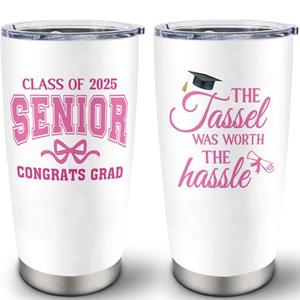Graduation Gifts for Her, Class of 2025 Graduation Gifts, High School, College, Masters, PHD Degree Graduation Gift for Women, Graduate Tumbler 20oz for Nurse, Police