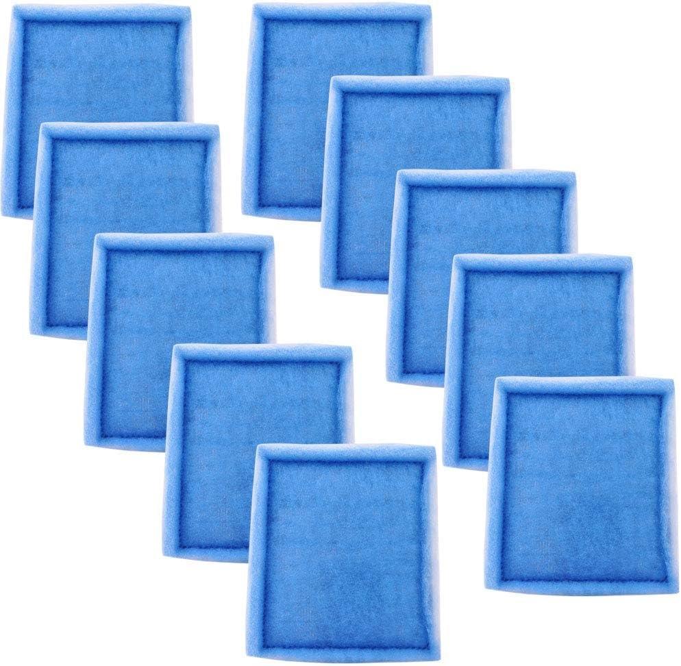 10PACK Fish Tank Filters, Aquarium Rite Size C Filter Cartridges Fit for EZ-Change #3 20-40/30-60 Gallon Fish Tank Power Filter Replacement