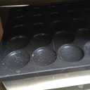 VEVOR Mini Pancake Maker, 25PCS 43mm Diameter Dutch Muffin Waffle Baker, Non-stick Stainless Steel Poffertjes Grill, Commercial Electric Dorayaki Machine, Temp & Time Control, Home Kitchen Restaurant