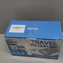 Vacuum Bags for Travel with Rechargeable Pump, 3 Sizes Vacuum Seal Bags for Clothing, Compression Vacuum Travel Bags for Luggage, Vacuum Packing Bags for Closet Organization (15)