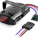 briidea Proportional Trailer Brake Controller, Digital Electric Brake Control for 1-4 Axle Trailers, Smooth Stop Technology with Boost Mode, Compatible with Ford/GM/Chevy/Dodge/RAM/Toyota