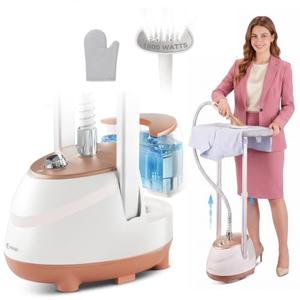 Steamer for Clothes, 1800W Professional Garment Steamers 10 Steam Levels