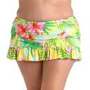 La Blanca Skirted Hipster Bikini Swimsuit Bottom, Size 6
