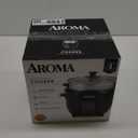 Aroma Housewares ARC-363-1NGB 3 Uncooked/6 Cups Cooked Rice Cooker, Steamer, Multicooker, 2-6 cups, Black