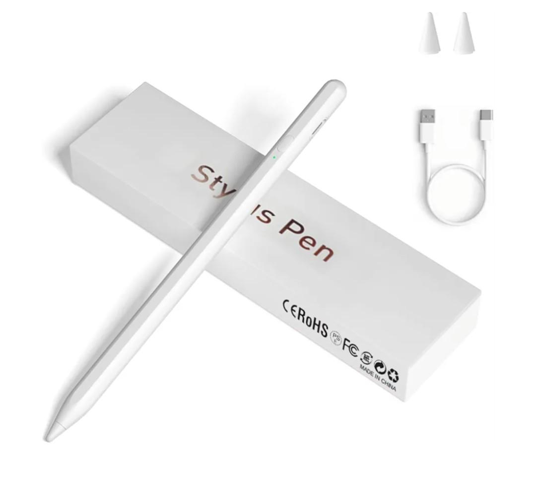 Stylus Pens for Touch Screens, Universal Fine Point iPad Pencil with Magnetic Adsorption Compatible with iPhone/iPad/Samsung/Android/Tablet & Other Touch Screens (White)