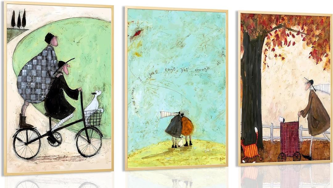 3pcs Aesthetic Abstract Canvas Wall Art Natural Minimalist Posters Prints Healing Pictures Wall Decoration for Living Room Bedroom Bathroom Kitchen Office Unframed, Size: 12x16 Unframed (3pcs)