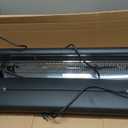 EAST OAK Electric Patio Heater | 1500W Wall Mounted Infrared Heater for Outdoor, Garage, Backyard, Restaurant | 24H Timer, IP65 Waterproof | 3 Heat Levels & Overheating Protection | Black