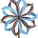61 Inch Outdoor Wind Spinner, Kinetic Sculptures Windmill with Metal Stake