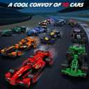 zinat F1 Race Cars Building Toys Set, 10 Pack F1 Racing Car Building Blocks, DIY Assembly Cars Toy Gift for Kids Boys Girls Ages 6+, Gift Idea for Birthday, Christmas (732 Pcs)
