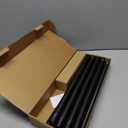 1 Diameter Curtain Rods Itself is 30 to 144 inch 1 Pack Fit 30-142 inch, 66 to 120 inch Window with Heavy Duty Adjustable Rod Matte Black Splicing Metal Extra Long Curtain Rod for Windows