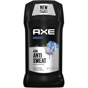 Axe Dry Anti-Perspirant Invisible Solid, Anarchy 2.70 oz ( Pack of 12)