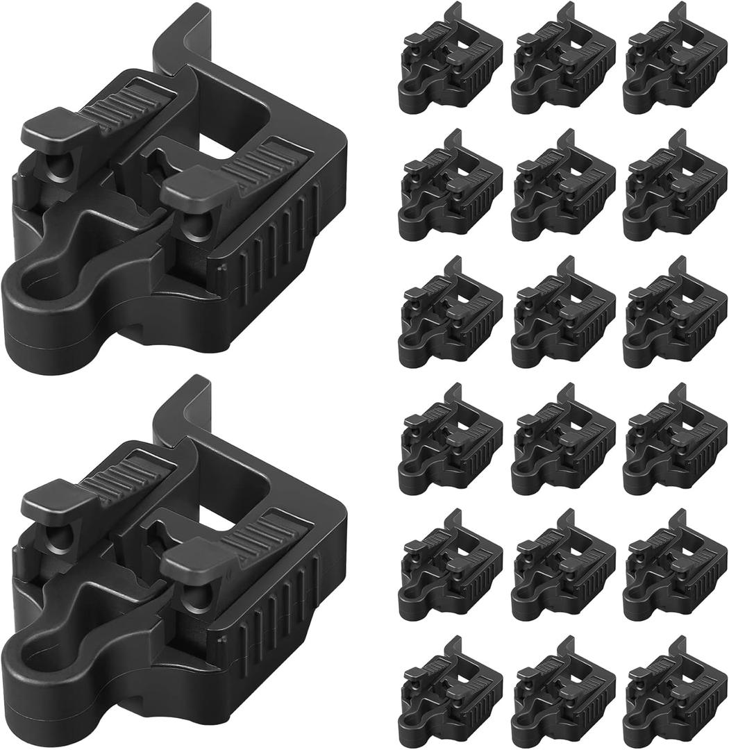 EDISHINE 20-Pack Low Voltage Wire Connector, Landscape Lighting Cable Connectors Weatherproof for Pathway Light/Spotlight/In-ground Lighting, 12/14/16/18 Gauge Cables, UL Listed