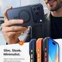 TORRAS Stronger Magnetic & Shockproof for iPhone 17 Pro Max Case, Fit for MagSafe, Military Grade Drop Protection, Camera Control, DIY Button, Slim for iPhone 17 Pro Max Case Translucent Matte Black