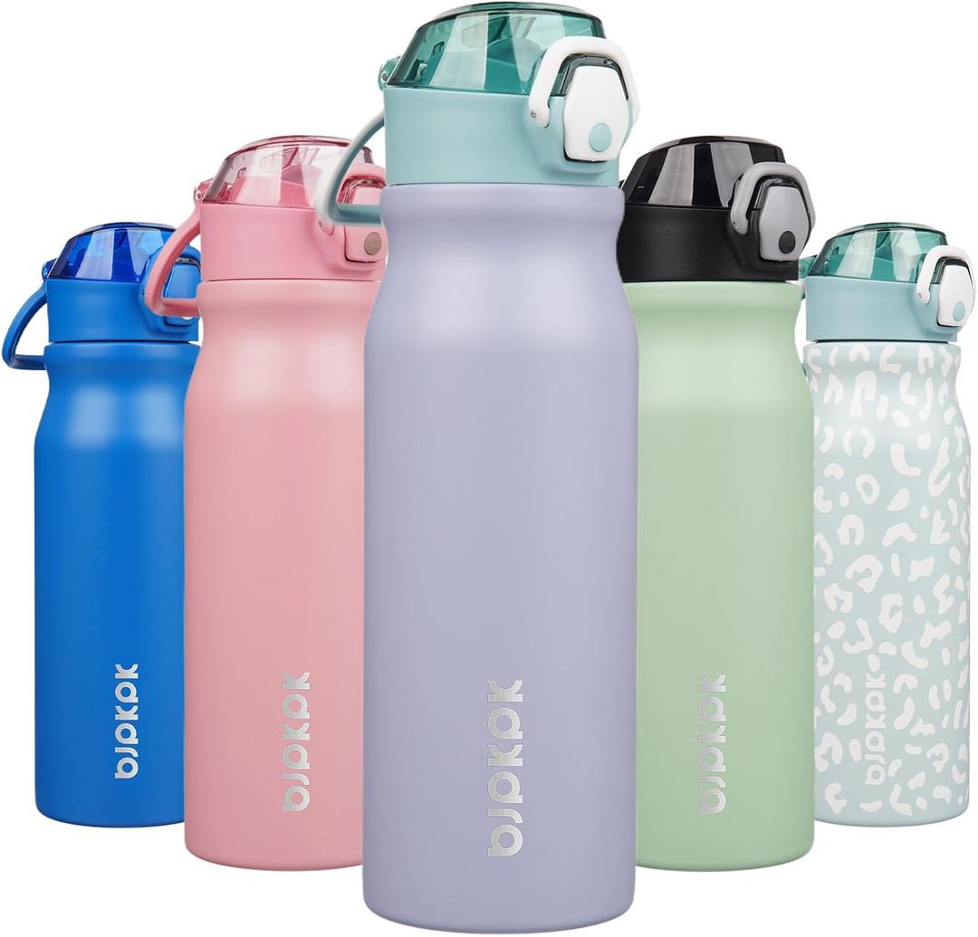 BJPKPK Stainless Steel Insulated Water Bottle With Straw Lid 25oz Reusable Metal Thermo Bottles Keep Cold And Hot,Modern Blue BJPKPK Stainless Steel Insulated Water Bottle With Straw Lid 25oz Reusable Metal Thermo Bottles Keep Cold And Hot,Modern Blue
