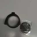 54mm Dosing Funnel and Puck Screen Set Compatible with Breville Barista Express, Barista Pro, Barista Touch Grinder Trigger Portafilter Funnel and Filter (Black)