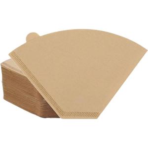 200 Count #4 Cone Coffee Filters 8-12 Cups, Disposable Coffee Paper Filters, Compatible with Ninja Coffee Filter, Pour Over and Drip Coffee Maker(Unbleached Natural)