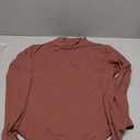 Avidlove Bodysuits for Women High Neck Long Sleeve Body Suits Snap Closure Double Lined Mock Neck Bodysuit Soft (Medium, Purple Red)